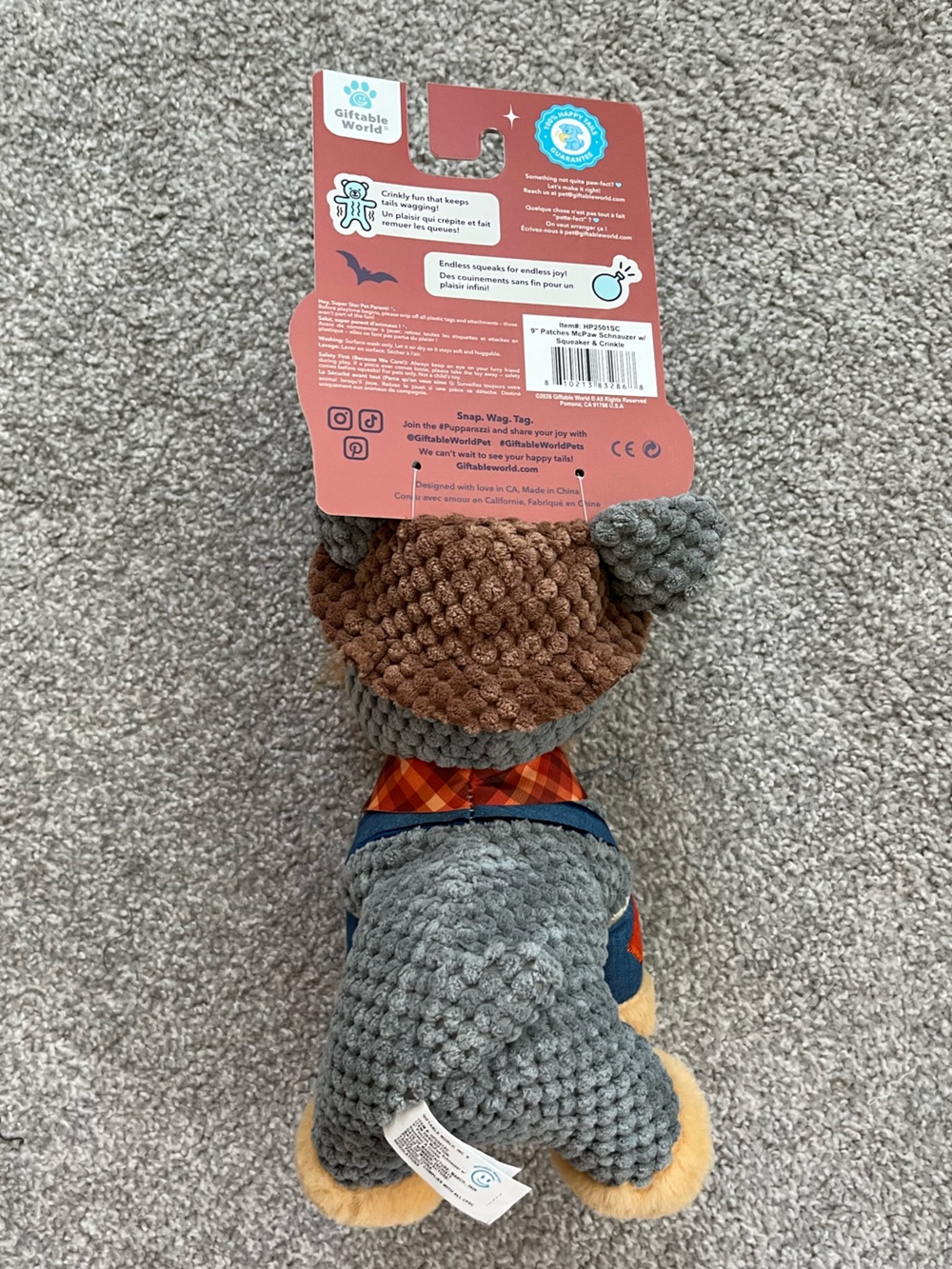 NWT Dog Toy Thanksgiving Bundle. Dog Scarecrow, Turkey Animal & Turkey “Cooked” - Picture 12 of 14